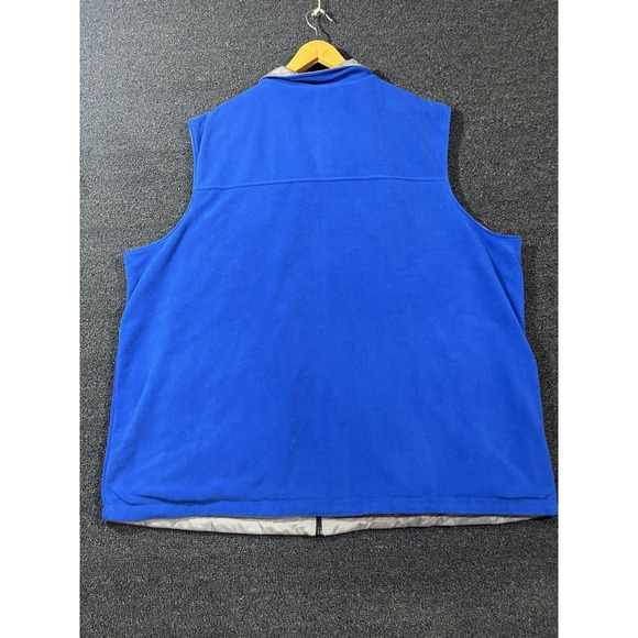 Walt Disney World Mickey Mouse Blue Fleece Full Zip Vest Mens XXXL Plus Size - Picture 8 of 12